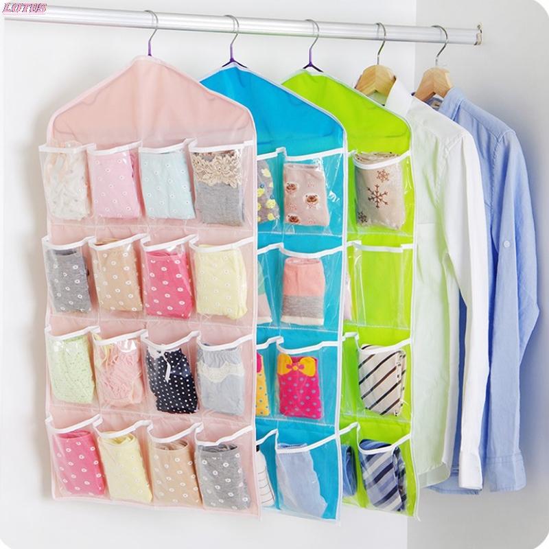 Storage Boxes & Bins 16 Grid Closet Multi-role Hanging Bag Socks Bra Underwear Rack Hanger Organizer Box Wall-Mount Sale
Storage Boxes & Bins 16 Grid Closet Multi-role Hanging Bag Socks Bra Underwear Rack Hanger Organizer Box Wall-Mount Sale