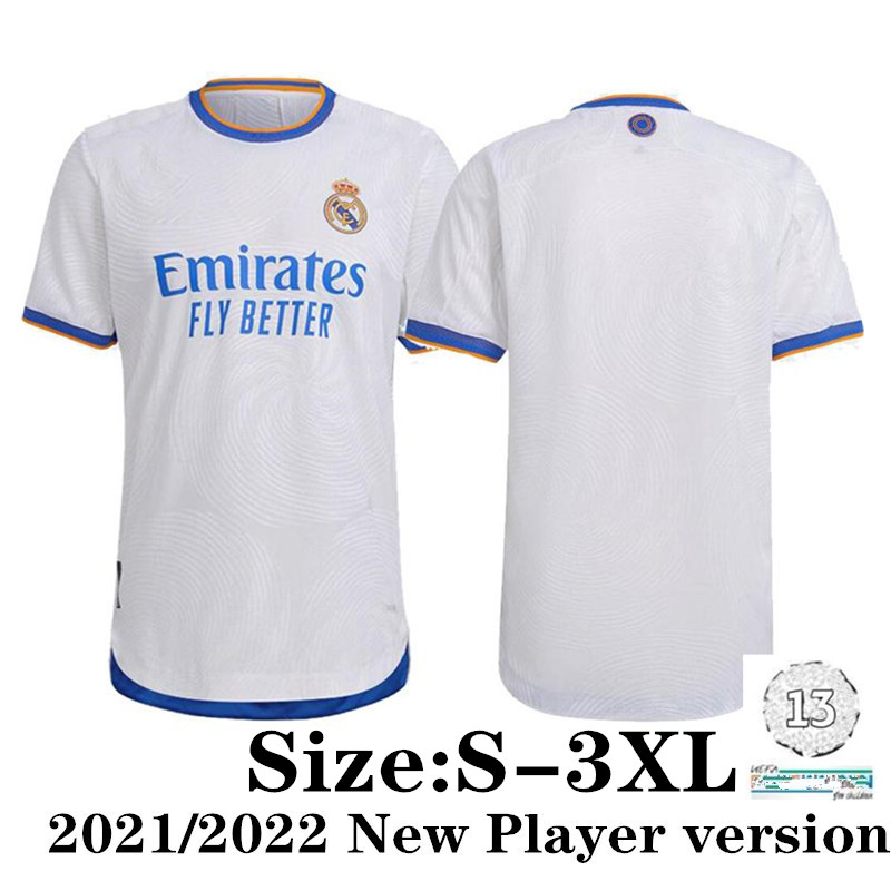 Size:S-XXXL Player version REAL MADRID MBAPPE soccer jerseys 2021 home HUMANRACE football shirt HAZARD SERGIO RAMOS BENZEMA ASENSIO camiseta men
Size:S-XXXL Player version REAL MADRID MBAPPE soccer jerseys 2021 home HUMANRACE football shirt HAZARD SERGIO RAMOS BENZEMA ASENSIO camiseta men
