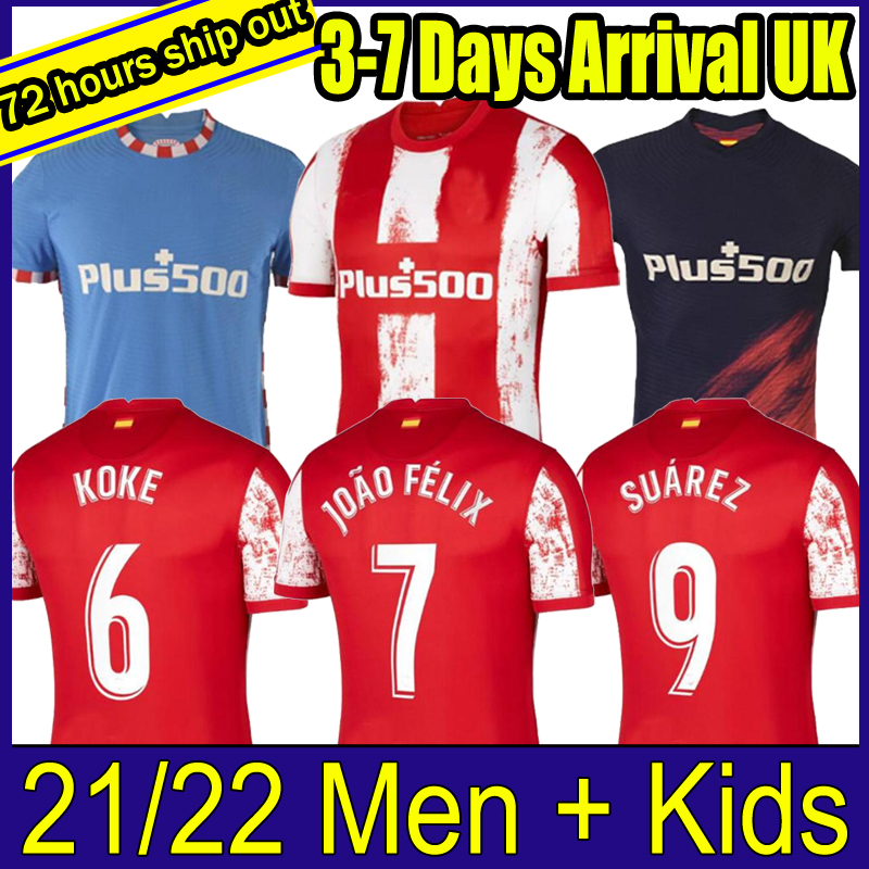 21 22 JOÃO FÉLIX Atletico Soccer Jerseys Madrid Suarez CORREA KOKE DIEGO COSTA GRIEZMANN camiseta de fútbol LLORENTE football shirt, 21-22 home
21 22 JOÃO FÉLIX Atletico Soccer Jerseys Madrid Suarez CORREA KOKE DIEGO COSTA GRIEZMANN camiseta de fútbol LLORENTE football shirt, 21-22 home