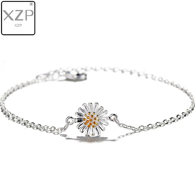 Link, Chain XZP Classic Simple Fashion S925 Silver Sunflower Daisy Bracelets For Women Jewelry Pulseira Feminina Link Wedding, Black
Link, Chain XZP Classic Simple Fashion S925 Silver Sunflower Daisy Bracelets For Women Jewelry Pulseira Feminina Link Wedding, Black