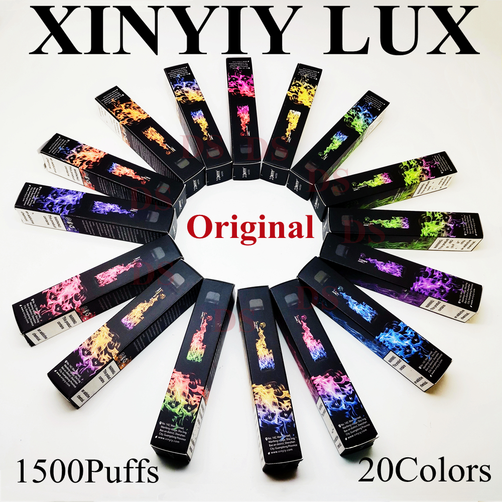 Original XINYIY LUX 1500Puffs Disposable Vape Pen E Cigarettes 20Colors 5ml 850mah Battery Device 5% VS XXL PLUS Geek Elf INFINITY HZKO
Original XINYIY LUX 1500Puffs Disposable Vape Pen E Cigarettes 20Colors 5ml 850mah Battery Device 5% VS XXL PLUS Geek Elf INFINITY HZKO