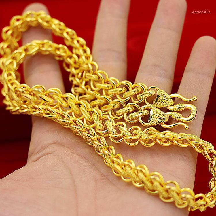 NECKLACE FOR MEN WEDDING ENGAGEMENT ANNIVERSARY FINE JEWELRY RETRO YELLOW MAN'S GIFTS MALE Chains, Silver
NECKLACE FOR MEN WEDDING ENGAGEMENT ANNIVERSARY FINE JEWELRY RETRO YELLOW MAN'S GIFTS MALE Chains, Silver
