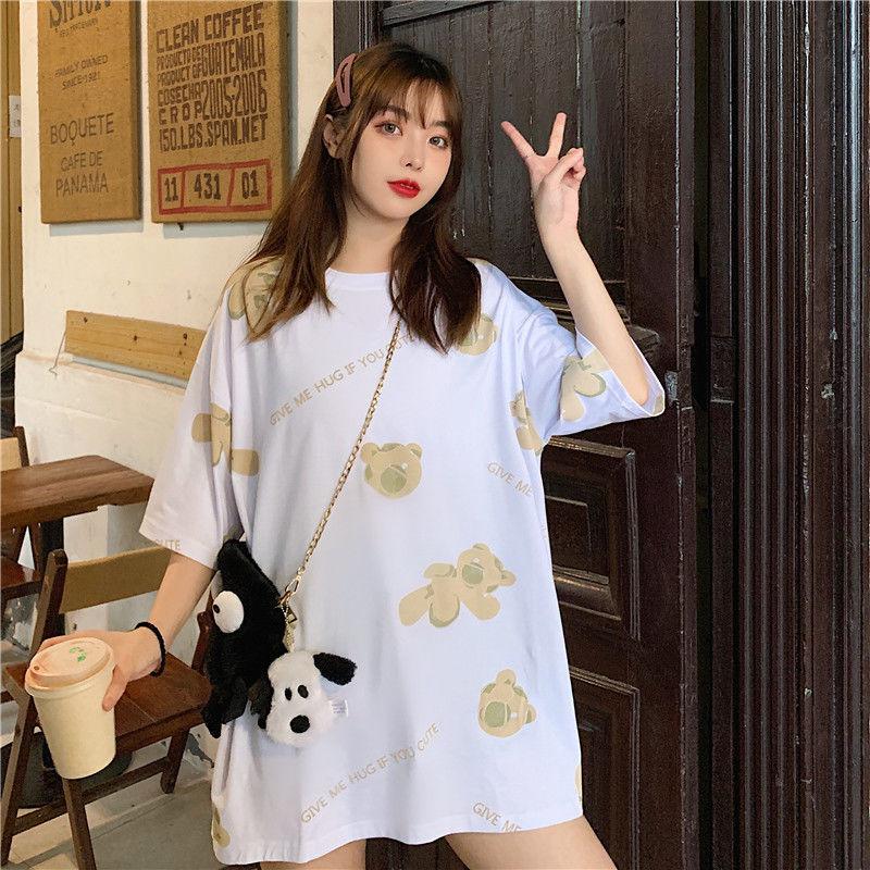 Women's T-Shirt Women Tshirts Female 2021 Spring Summer Harajuku Tops -4XL Plus Size Crew Collar Short Sleeve Tee Graphic Cute Hug Bear, White
Women's T-Shirt Women Tshirts Female 2021 Spring Summer Harajuku Tops -4XL Plus Size Crew Collar Short Sleeve Tee Graphic Cute Hug Bear, White