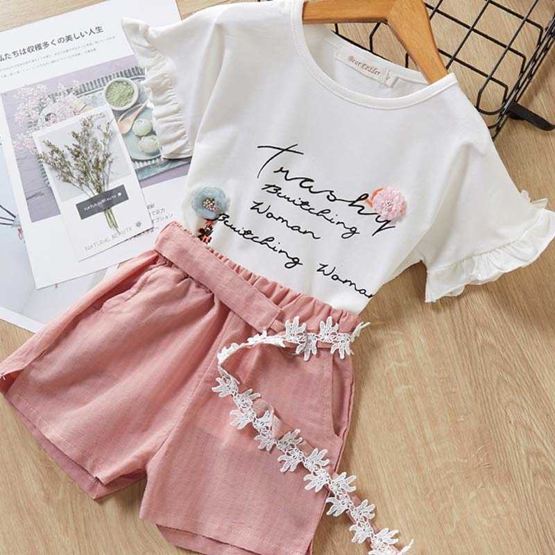 Bear Leader Girls Clothing Summer Children Clothing Sets Fashion Petal Sleeve T-shirt and Shorts Suit for Girl Kids Clothes 210708, Ax695green
Bear Leader Girls Clothing Summer Children Clothing Sets Fashion Petal Sleeve T-shirt and Shorts Suit for Girl Kids Clothes 210708, Ax695green