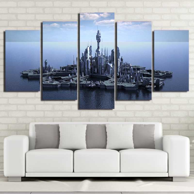 Paintings No Framed Canvas 5Pcs Stargate Atlantis Island Cuadros Posters Wall Art Pictures Decoration Accessories Home Decor
Paintings No Framed Canvas 5Pcs Stargate Atlantis Island Cuadros Posters Wall Art Pictures Decoration Accessories Home Decor