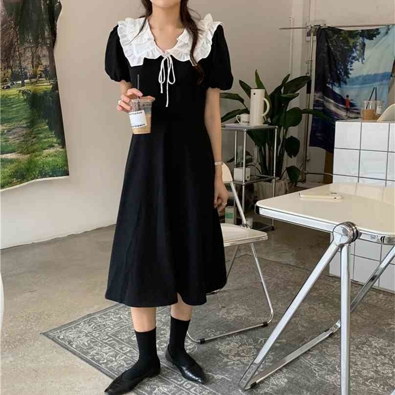 Summer Dress Gentle Retro Black Elegant Office Lady Prom Streetwear Vintage Brief Women Party Chic Long Dresses 210525
Summer Dress Gentle Retro Black Elegant Office Lady Prom Streetwear Vintage Brief Women Party Chic Long Dresses 210525