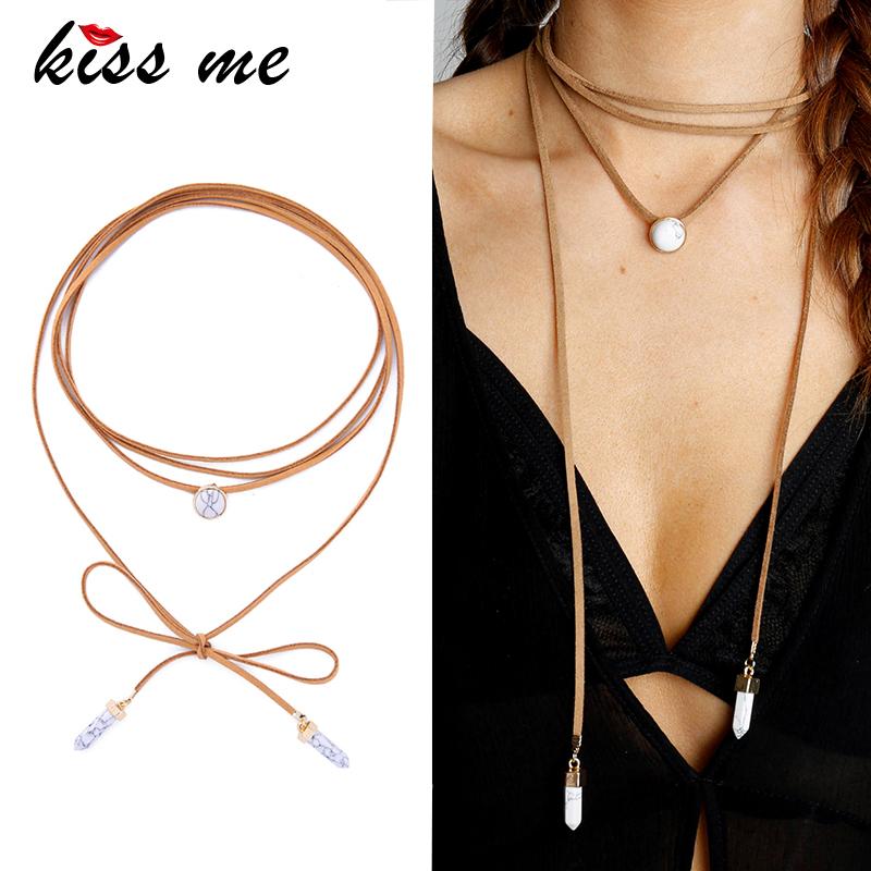 Long Brown Imitation Leather Chain Geometric White Synthetic Stone Choker Necklace Fashion Jewelry Chokers
Long Brown Imitation Leather Chain Geometric White Synthetic Stone Choker Necklace Fashion Jewelry Chokers