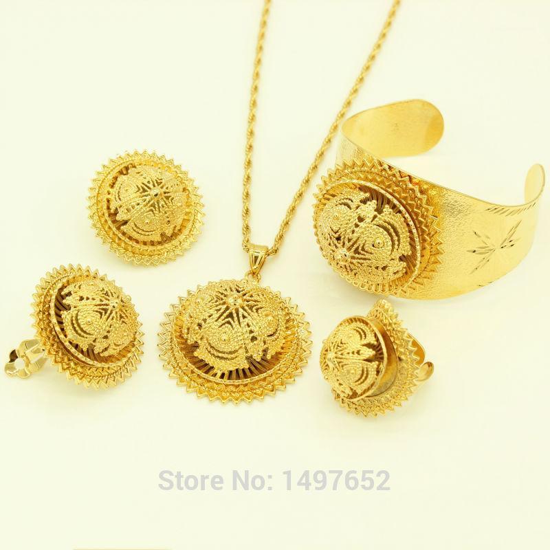 Earrings & Necklace Arrival Ethiopian Jewelry Sets 24k Gold Color Pendant/Necklace/Earrings/Ring/Bangle African/Ethiopian Women Bridal Weddi, Silver
Earrings & Necklace Arrival Ethiopian Jewelry Sets 24k Gold Color Pendant/Necklace/Earrings/Ring/Bangle African/Ethiopian Women Bridal Weddi, Silver