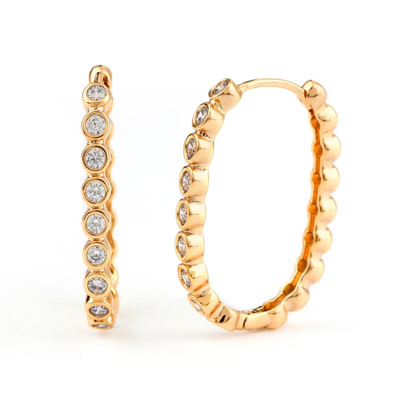 Hoop & Huggie Hanreshe 585 Rose Gold Earrings Girl Fashion Jewelry Accessories Cute Copper Natural Zircon Small Round Earring Women Gift, Golden;silver
Hoop & Huggie Hanreshe 585 Rose Gold Earrings Girl Fashion Jewelry Accessories Cute Copper Natural Zircon Small Round Earring Women Gift, Golden;silver