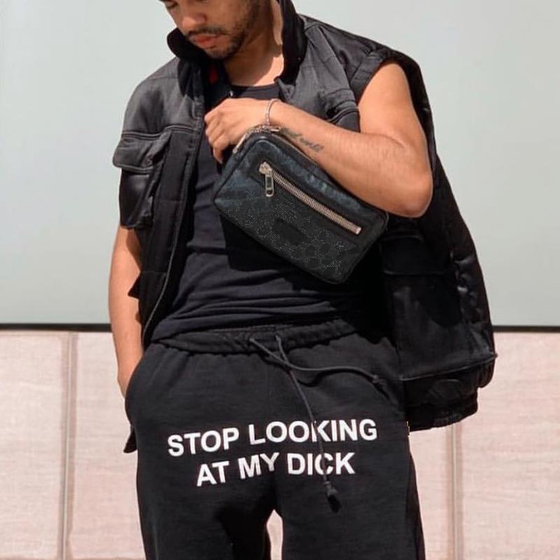Stop Looking At My Dick Women Pants Sweatpants Men Couples Joggers High Waist Black Cargo Trouser Hip Hop
Stop Looking At My Dick Women Pants Sweatpants Men Couples Joggers High Waist Black Cargo Trouser Hip Hop