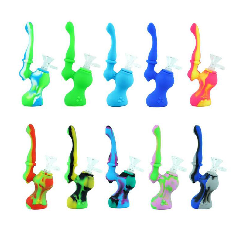 4.8 Inch Silicone Water Pipe Bong Portable Hand Smoke Pipes Dry Herb Vaporizer MOQ 1 Piece
4.8 Inch Silicone Water Pipe Bong Portable Hand Smoke Pipes Dry Herb Vaporizer MOQ 1 Piece