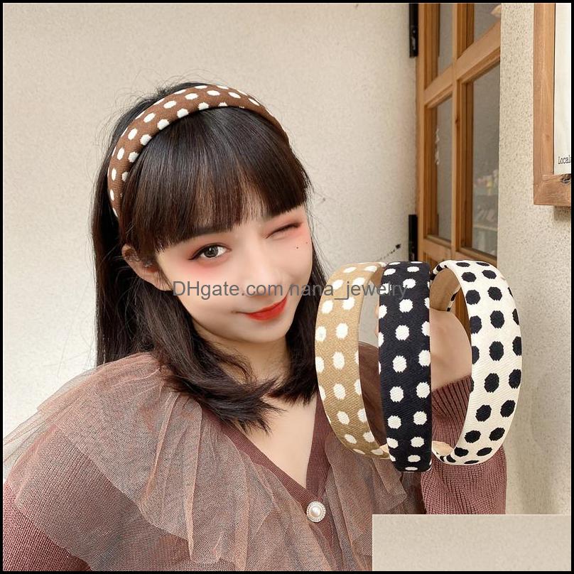 Headbands Jewelry Candy Color Polka Dot Headband Wide Bezel Turban Women Sponge Filling Hairbands Retro Hoop Girls Style Hair Aessories Drop
Headbands Jewelry Candy Color Polka Dot Headband Wide Bezel Turban Women Sponge Filling Hairbands Retro Hoop Girls Style Hair Aessories Drop