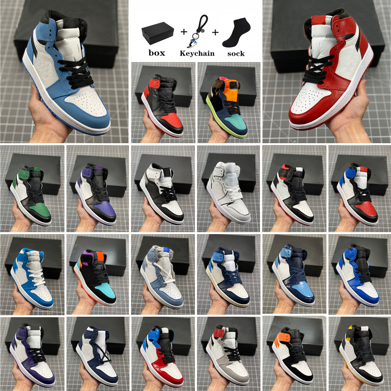 Basketball Shoes 1s University Blue Jumpman 1 High Top OG Silver Royal Toe Black Metallic Gold Mid-smoky Gray UNC Patent Mens Womens Sneakers Air Jordan 1 Trainer, 45
Basketball Shoes 1s University Blue Jumpman 1 High Top OG Silver Royal Toe Black Metallic Gold Mid-smoky Gray UNC Patent Mens Womens Sneakers Air Jordan 1 Trainer, 45