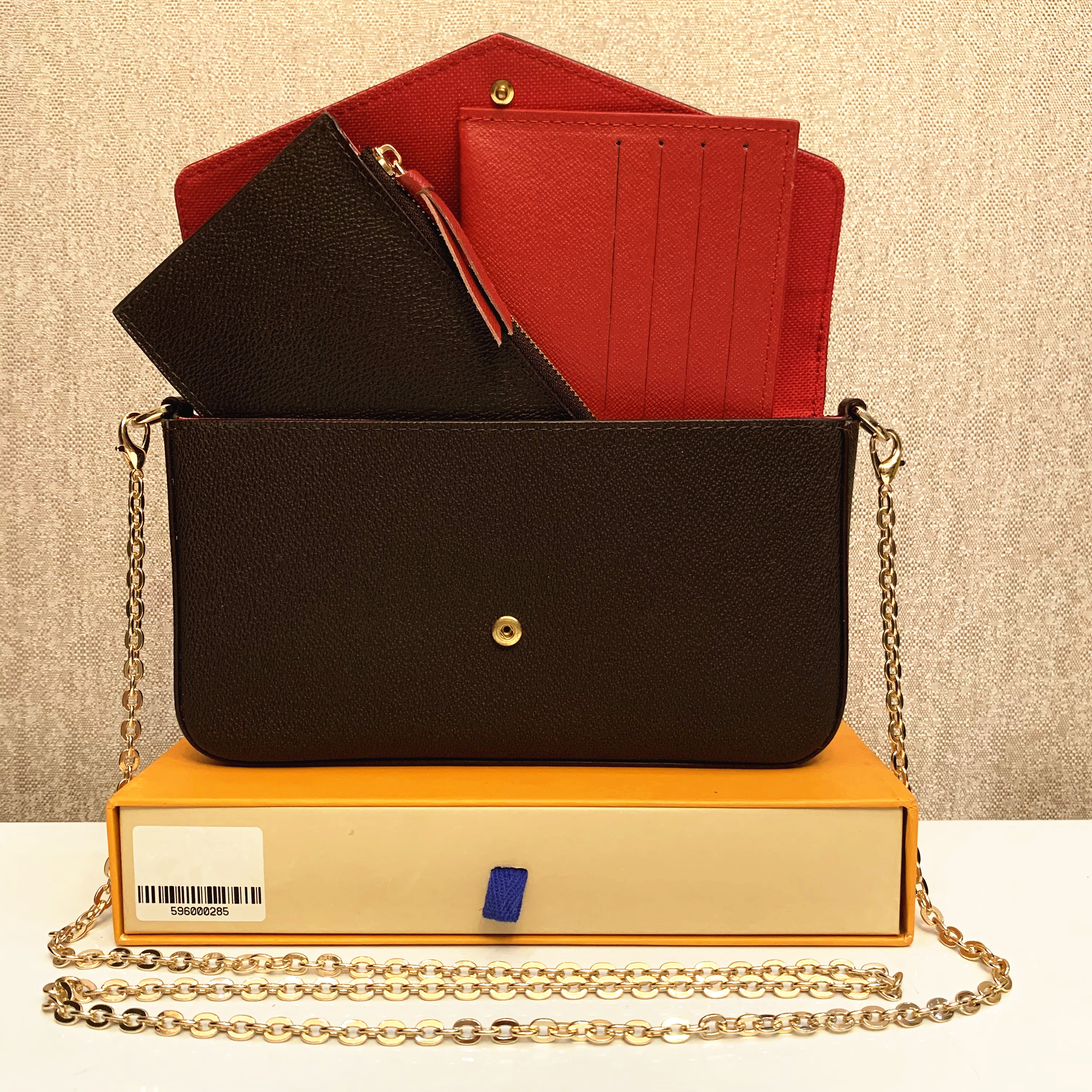 Newest woman Bags Fashion women Shoulder bags High quality Chain bags Size 21 11 2 cm Model 61276, Embossing red
Newest woman Bags Fashion women Shoulder bags High quality Chain bags Size 21 11 2 cm Model 61276, Embossing red