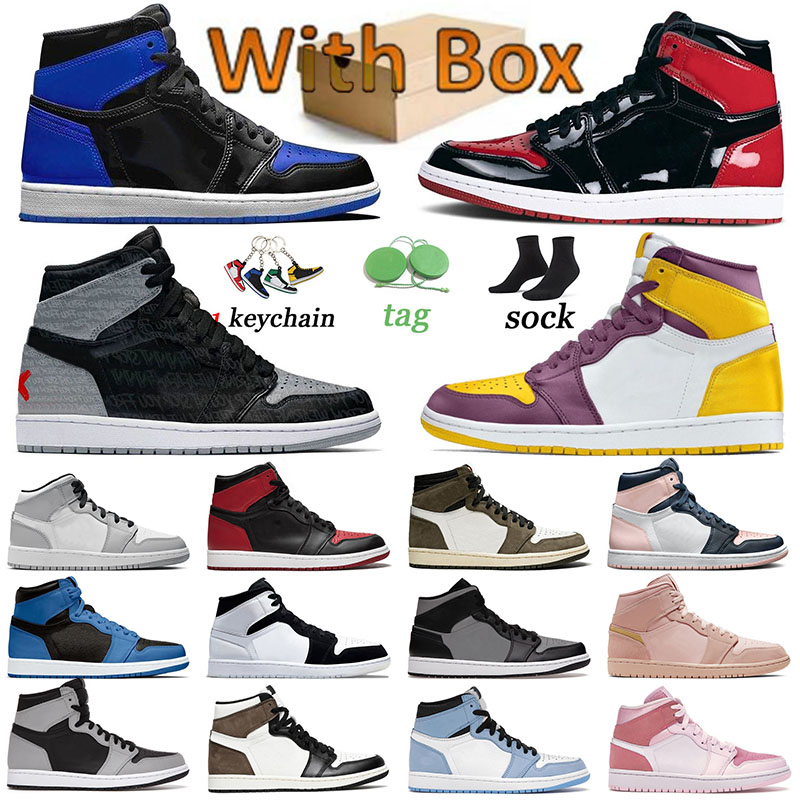 2022 Jumpman 1 Basketball Shoes Bred Patent Royal Blue Brotherhood Diamond Shorts UNC Rebellionaire Banned Shadow Men Women Trainers 1s Sports Sneakers US 12, # mid se black dark beetroot
2022 Jumpman 1 Basketball Shoes Bred Patent Royal Blue Brotherhood Diamond Shorts UNC Rebellionaire Banned Shadow Men Women Trainers 1s Sports Sneakers US 12, # mid se black dark beetroot