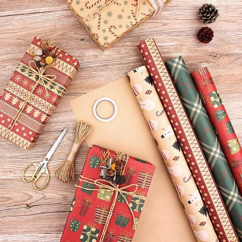 Gift Wrap Craft Packaging Xmas Tree Year Kraft Paper Party Supplies Wrapping Scrapbook Christmas Decoration
Gift Wrap Craft Packaging Xmas Tree Year Kraft Paper Party Supplies Wrapping Scrapbook Christmas Decoration