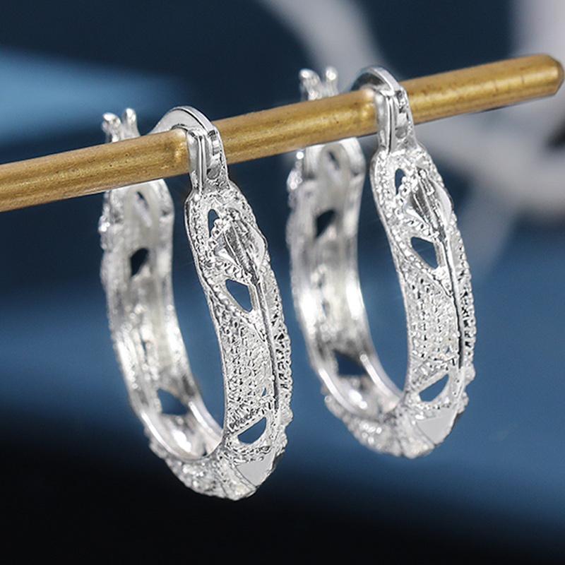 Hoop & Huggie CAOSHI Delicate Design Earrings For Women Vintage Style Accessories Party Exquisite Female Metal Silver Color Jewelry, Golden;silver
Hoop & Huggie CAOSHI Delicate Design Earrings For Women Vintage Style Accessories Party Exquisite Female Metal Silver Color Jewelry, Golden;silver