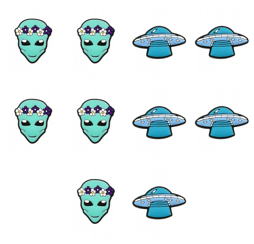 moq=2lots alien spaceship shoe charms wholesale jibitz for clog shoes soft rubber PVC charm accessories plastic ornaments
moq=2lots alien spaceship shoe charms wholesale jibitz for clog shoes soft rubber PVC charm accessories plastic ornaments