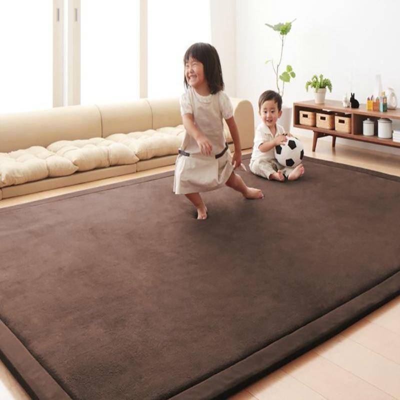 Carpets Coral Velvet Japanese Thick Bedroom Carpet Living Room Tatami Children Crawling Decorative
Carpets Coral Velvet Japanese Thick Bedroom Carpet Living Room Tatami Children Crawling Decorative