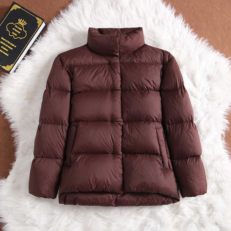 Winter Down Jacket Women Puffer Jacket Light Slim Warm Down Coats Female Casual Tops Winter Plus Size Parka for Women 210819