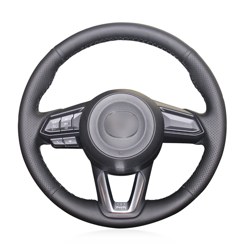 DIY Custom Black Artificial Leather Steering Wheel Cover for Mazda 3 Axela Atenza CX-5 CX-9 2016-2017
DIY Custom Black Artificial Leather Steering Wheel Cover for Mazda 3 Axela Atenza CX-5 CX-9 2016-2017