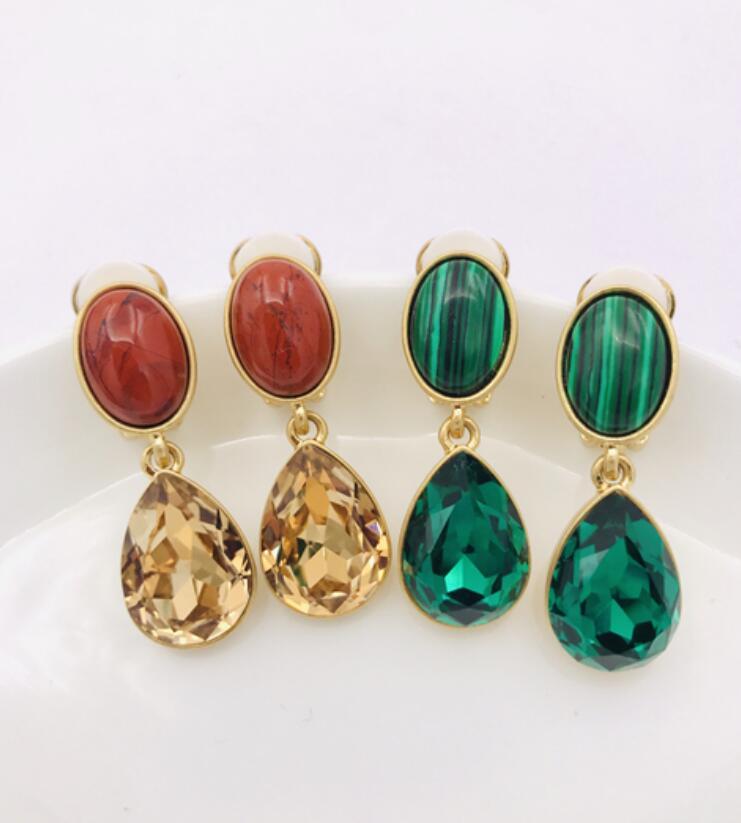 Earrings & Necklace CSxjd Luxury Women's Jewelry Stone Crystal Malachite All Match Everyday Ear Clip Without Pierced Ears, As pic
Earrings & Necklace CSxjd Luxury Women's Jewelry Stone Crystal Malachite All Match Everyday Ear Clip Without Pierced Ears, As pic