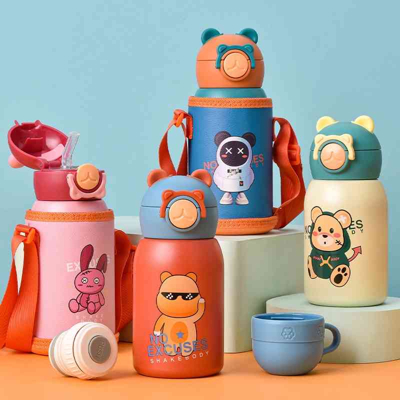 Korean 600ml small fresh with cover 316 stainless steel fun Children's heat preservation student fashion outdoor water cup
Korean 600ml small fresh with cover 316 stainless steel fun Children's heat preservation student fashion outdoor water cup