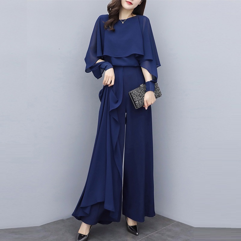 Women's Two Piece Pants 2021 fashionable summer elegant office lady chiffon leg drop suits pieces cable blouse assembly and high-waisted set
Women's Two Piece Pants 2021 fashionable summer elegant office lady chiffon leg drop suits pieces cable blouse assembly and high-waisted set