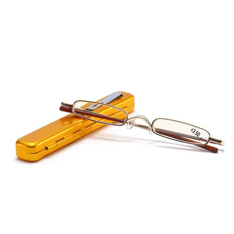 Sunglasses Fashion Exquisite Presbyopia Glasses Women Man Resin Lens Portable Pen Holder Ultra Small Reading +1.0 To +4.0 Eyewear
Sunglasses Fashion Exquisite Presbyopia Glasses Women Man Resin Lens Portable Pen Holder Ultra Small Reading +1.0 To +4.0 Eyewear
