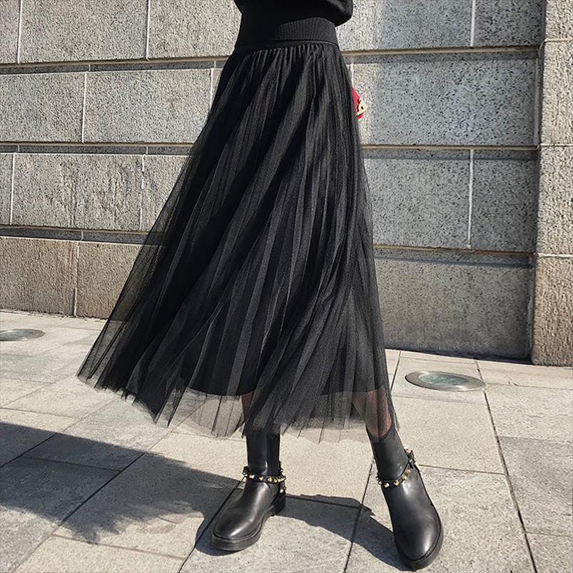 wang sha qun long women skirt pleated high waisted a line woman skirts mujer faldas saias mulher, Black
wang sha qun long women skirt pleated high waisted a line woman skirts mujer faldas saias mulher, Black
