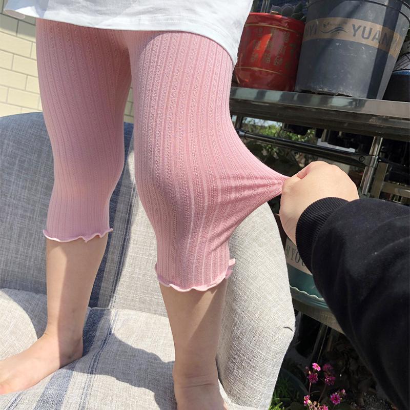 Leggings & Tights Pants For Girls Baby Cropped Trousers Solid Color Teenager Skinny Breathable Kids Clothing 2021 Summer, Blue
Leggings & Tights Pants For Girls Baby Cropped Trousers Solid Color Teenager Skinny Breathable Kids Clothing 2021 Summer, Blue