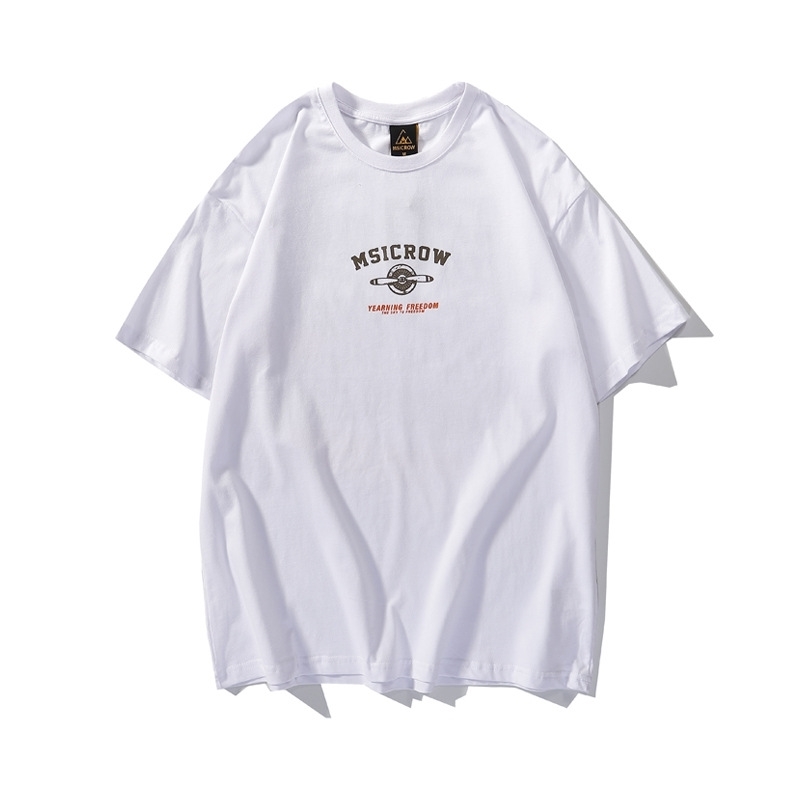 IEFB Fashion Short Sleeve T-shirt For Men Couple Loose Round Neck Tops Men's Half Sleeve Summer Hip-hop Casual Top 9Y5163 210524