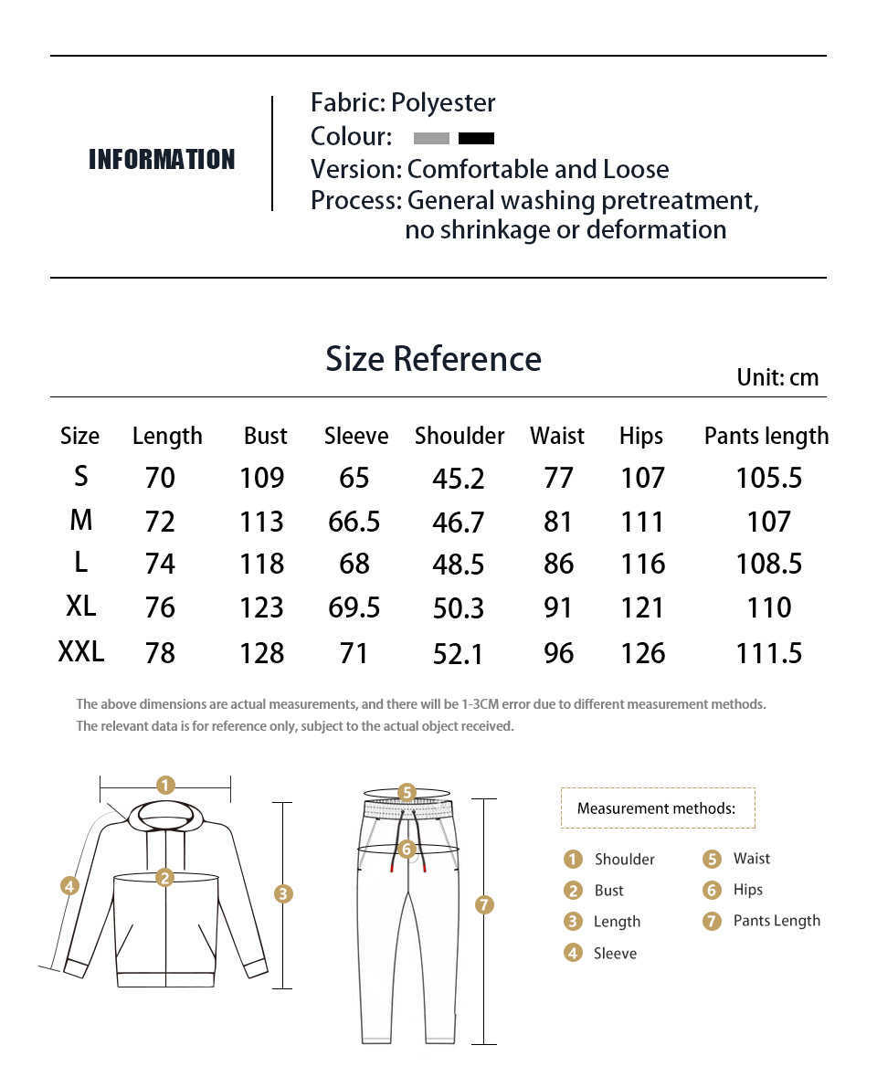 Men Tracksuit Patchwork Sportswear Autumn Hooded Men's Jacket +Printing Drawstring SportPants 2PC Men's Sets Jogging Suit 210603