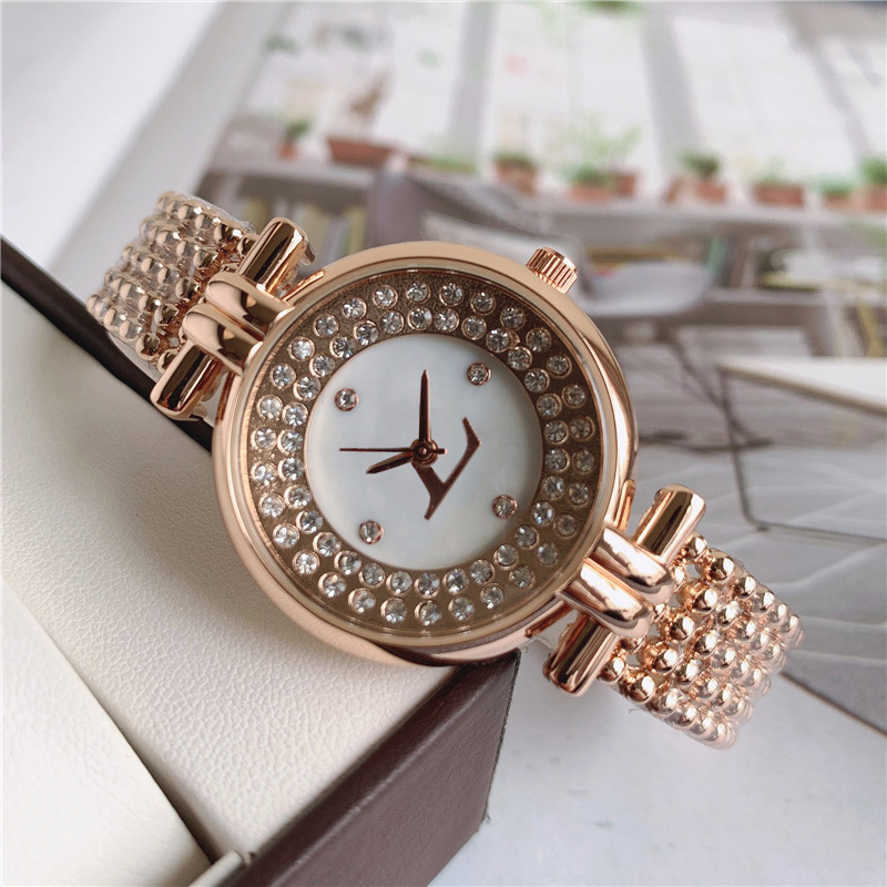 Brand Watches Girl Women crystal Big letters style Steel Band Quartz wrist Watch L52, Silver white
Brand Watches Girl Women crystal Big letters style Steel Band Quartz wrist Watch L52, Silver white