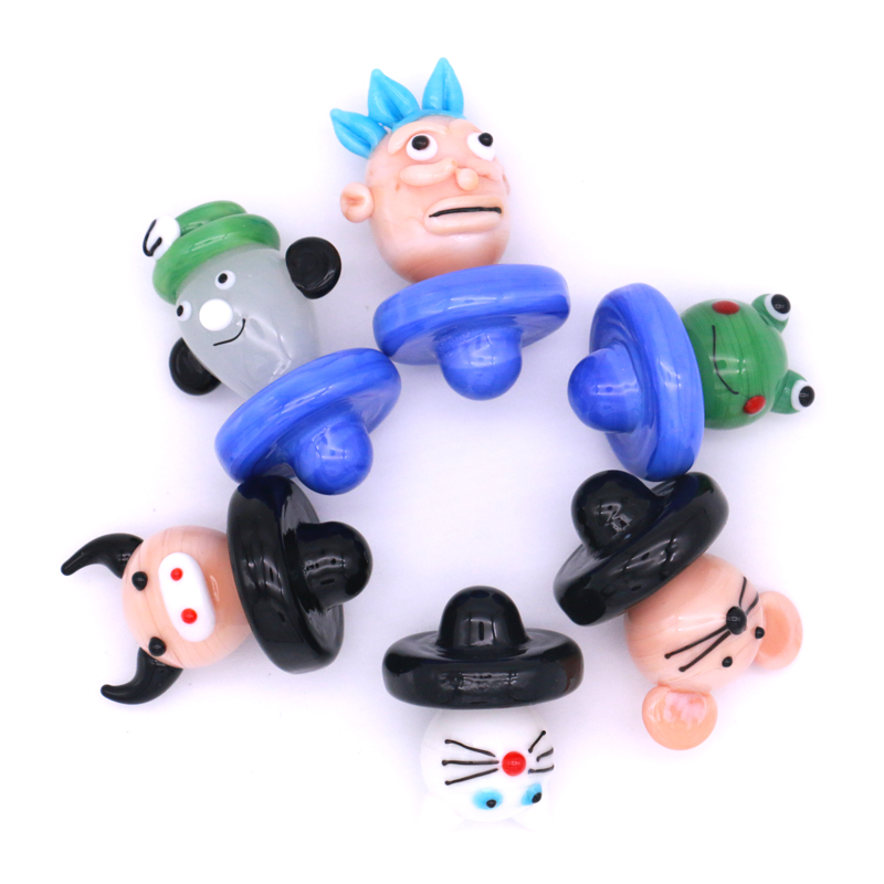 Smoking cartoon Glass Carb Cap OD25MM mix styles For quartz Banger Dome Cute USA
Smoking cartoon Glass Carb Cap OD25MM mix styles For quartz Banger Dome Cute USA