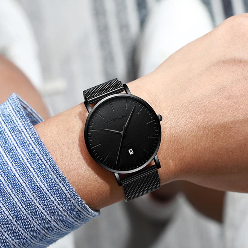Wristwatches Reloj Hombre 2021 CRRJU Top Men Watch Waterproof Ultra Thin Auto Date Mesh Strap Clock Relogio Masculino, Silver white
Wristwatches Reloj Hombre 2021 CRRJU Top Men Watch Waterproof Ultra Thin Auto Date Mesh Strap Clock Relogio Masculino, Silver white