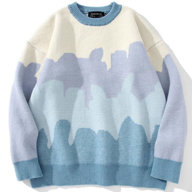 Men's Sweaters 2021 Harajuku Sweater Men Winter Vintage Round Neck Loose Pullover Couples Korean Clothes Hip Hop Retro Knitted Tops, White;black
Men's Sweaters 2021 Harajuku Sweater Men Winter Vintage Round Neck Loose Pullover Couples Korean Clothes Hip Hop Retro Knitted Tops, White;black