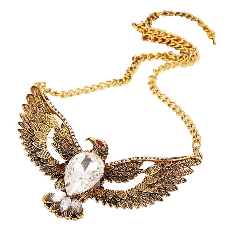 Pendant Necklaces Fashion Alloy Eagle For Women Vintage Waterdrop Rhinestone Chain Necklace Jewelry Accessories Gift 2021
Pendant Necklaces Fashion Alloy Eagle For Women Vintage Waterdrop Rhinestone Chain Necklace Jewelry Accessories Gift 2021