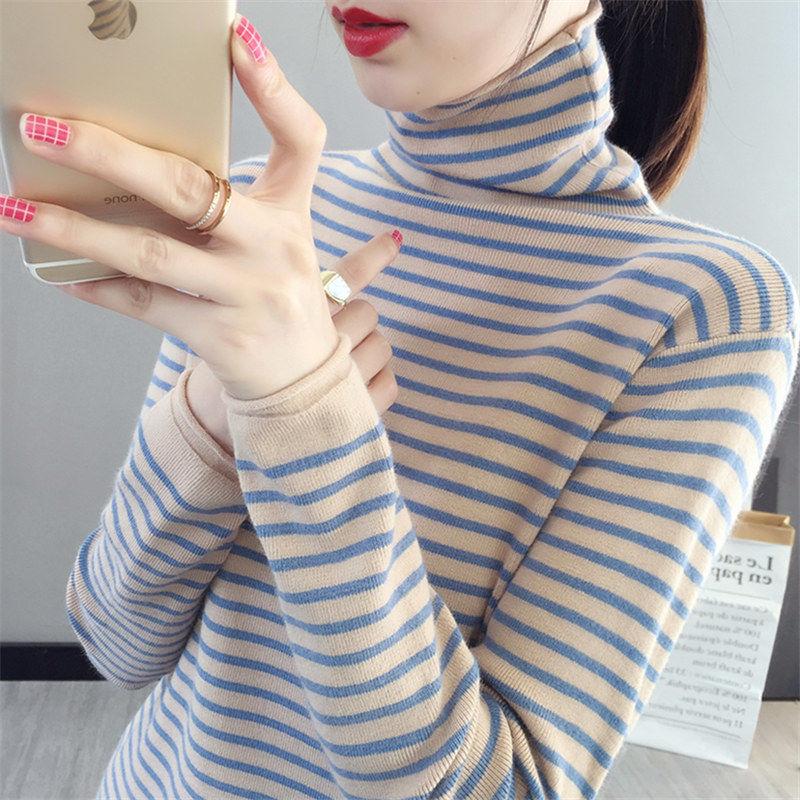 Women' Sweaters Autumn Winter Women Sweater Basic Long Sleeve Knitted Turtleneck Pullover Fashion Striped Warm Female Jumper Knitwear H54, Black
Women' Sweaters Autumn Winter Women Sweater Basic Long Sleeve Knitted Turtleneck Pullover Fashion Striped Warm Female Jumper Knitwear H54, Black