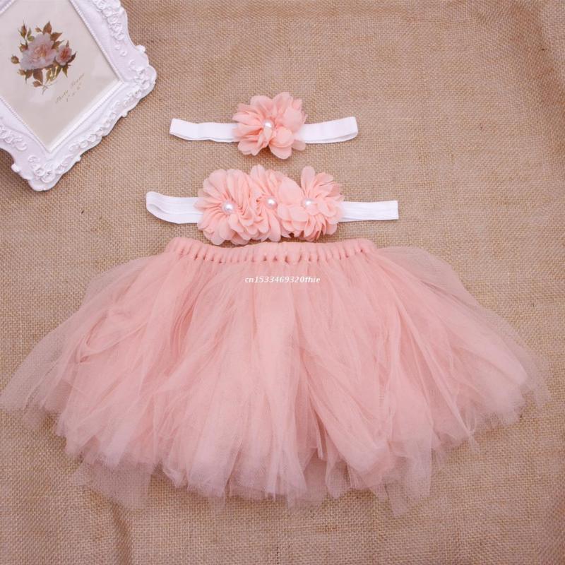 

Skirts Baby Toddler Girl Flower Clothes+Hairband+Tutu Skirt Po Prop Costume Outfits Dropship, Blue