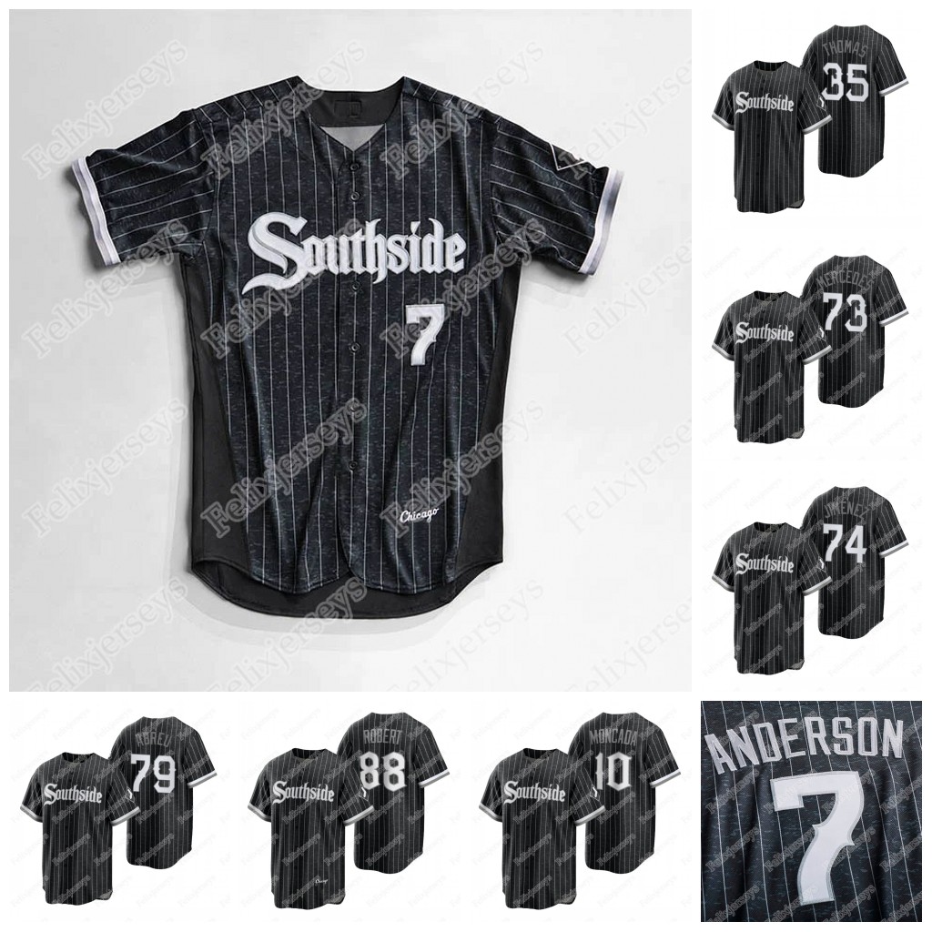 Southside White Sox Tim Anderson 2021 City Connect Jersey Jose Abreu Yermin Mercedes Yoan Moncada Nick Madrigal Jimenez Kopech Giolito Vaugh, Blue;black
Southside White Sox Tim Anderson 2021 City Connect Jersey Jose Abreu Yermin Mercedes Yoan Moncada Nick Madrigal Jimenez Kopech Giolito Vaugh, Blue;black
