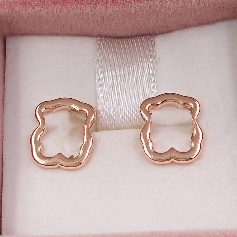 Bear Jewelry 925 Sterling Silver earrings Rose Verimel Silver New Carusle Earrings Fits European Jewelry Style Gift 816983500
Bear Jewelry 925 Sterling Silver earrings Rose Verimel Silver New Carusle Earrings Fits European Jewelry Style Gift 816983500