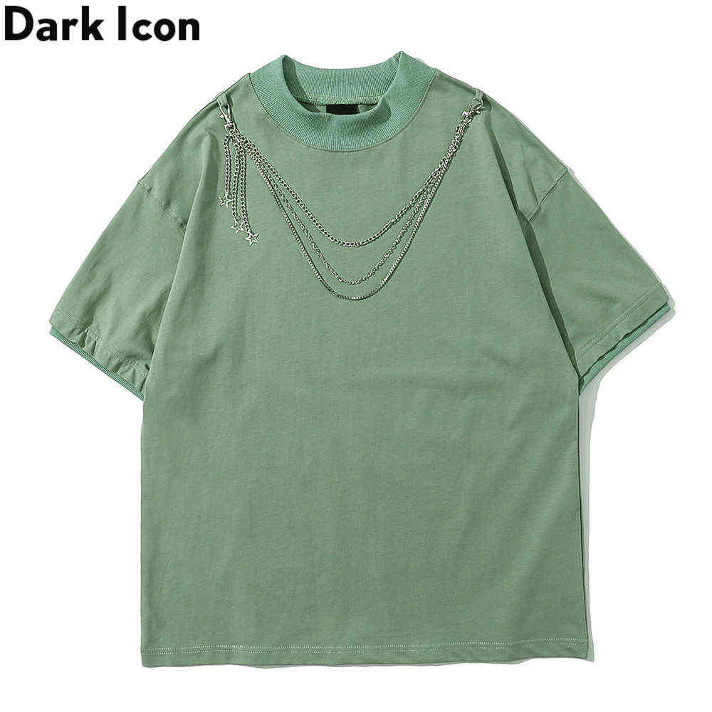 Wide Neck Plain T-shirt with Chain Summer Crew Neck Hipster Men's Tshirts Cotton Tee Shirts 210603, White
Wide Neck Plain T-shirt with Chain Summer Crew Neck Hipster Men's Tshirts Cotton Tee Shirts 210603, White