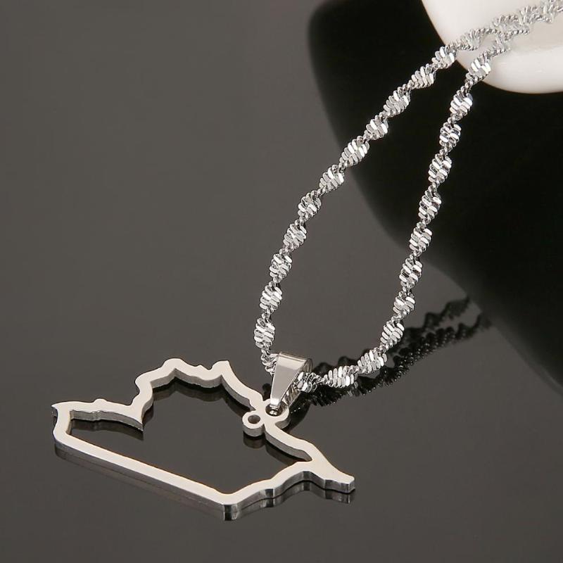 Pendant Necklaces Stainless Steel Silver Color Syria Map Fashon Syrians Jewelry
Pendant Necklaces Stainless Steel Silver Color Syria Map Fashon Syrians Jewelry