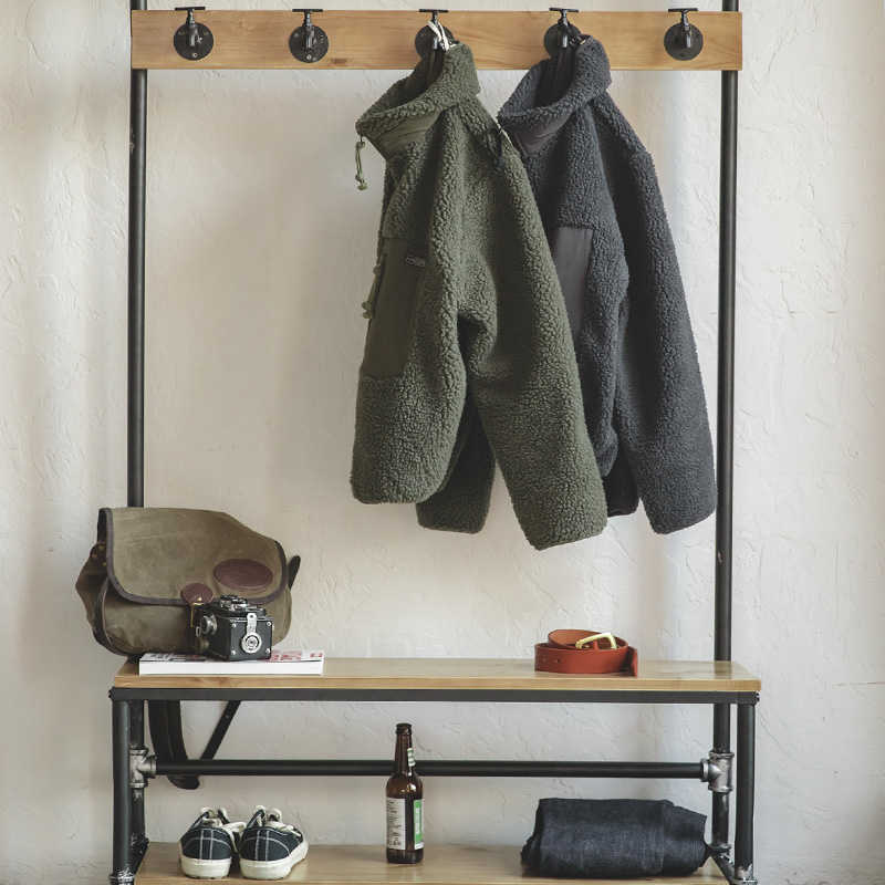 Maden Polar Fleece Men's Jacket Fall Winter Mountain Tooling Mix and Match Wind Pure Color Wild Outdoor Casual Jackets Casual 210820