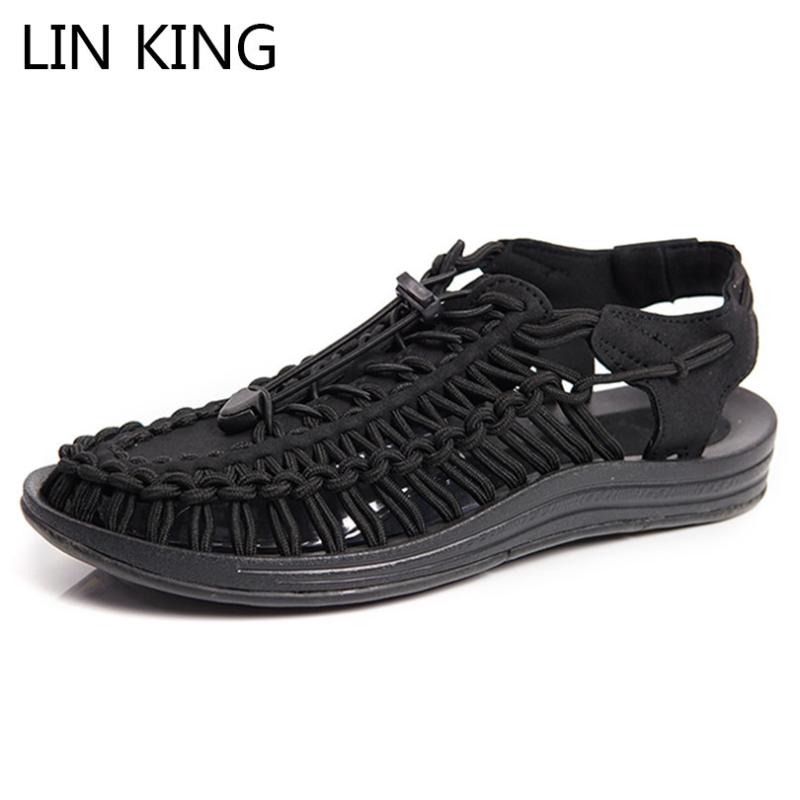 Sandals LIN KING Top Quality Men Casual Fashion Gladiator Summer Vintage Rome Outdoor Shoes Non Slip Man Beach, Black
Sandals LIN KING Top Quality Men Casual Fashion Gladiator Summer Vintage Rome Outdoor Shoes Non Slip Man Beach, Black