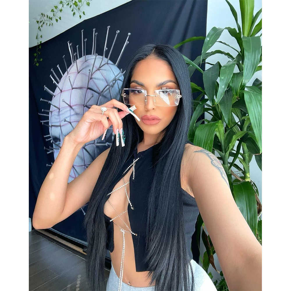 Women Cross Over Metal Chain Crop Top Sleeveless Casual Fashion Sexy Chic Lady Woman Camisole Tank Top 210709