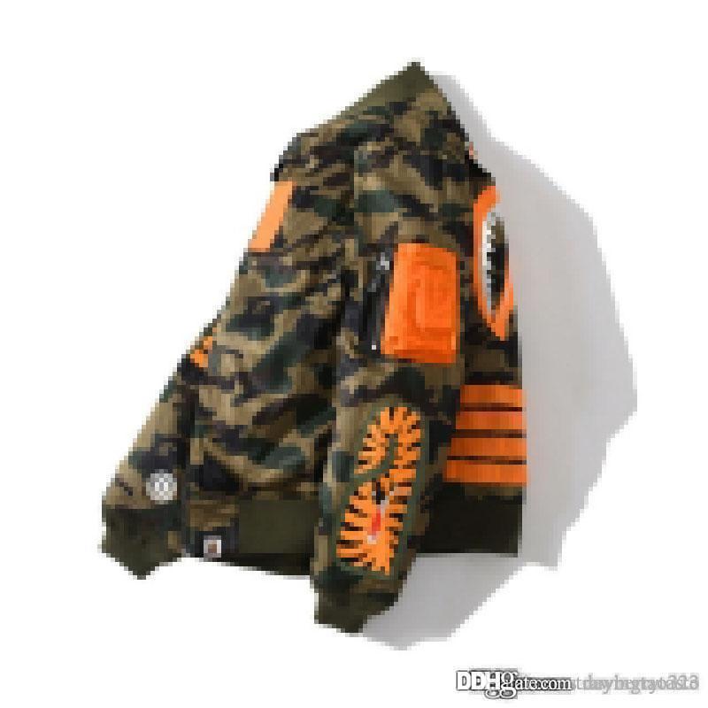 A Bathing Ape hark Head Jacket Cotton Trench Coat Casual Baseball Jacket Casual Jacket, Black
A Bathing Ape hark Head Jacket Cotton Trench Coat Casual Baseball Jacket Casual Jacket, Black