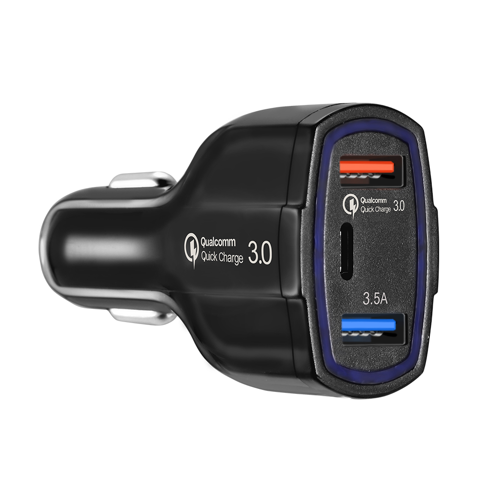 3-Port LED Car Charger 3.5A USB QC3.0 Type-C Universal Fast Charging for iphone 12 13 14 pro max samsung Android phone Mini Quick Chargers Vehicle Adapter
3-Port LED Car Charger 3.5A USB QC3.0 Type-C Universal Fast Charging for iphone 12 13 14 pro max samsung Android phone Mini Quick Chargers Vehicle Adapter