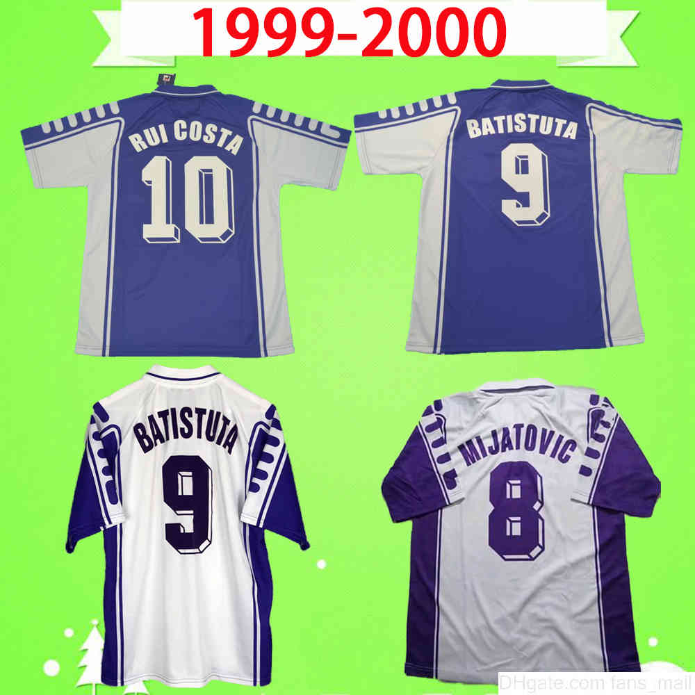 1999 2000 RETRO Fiorentina soccer jerseys 99 00 classic Maillot vintage Maglia da calcio home away football Shirt Uniforms BATISTUTA RUI COSTA BALBO
1999 2000 RETRO Fiorentina soccer jerseys 99 00 classic Maillot vintage Maglia da calcio home away football Shirt Uniforms BATISTUTA RUI COSTA BALBO